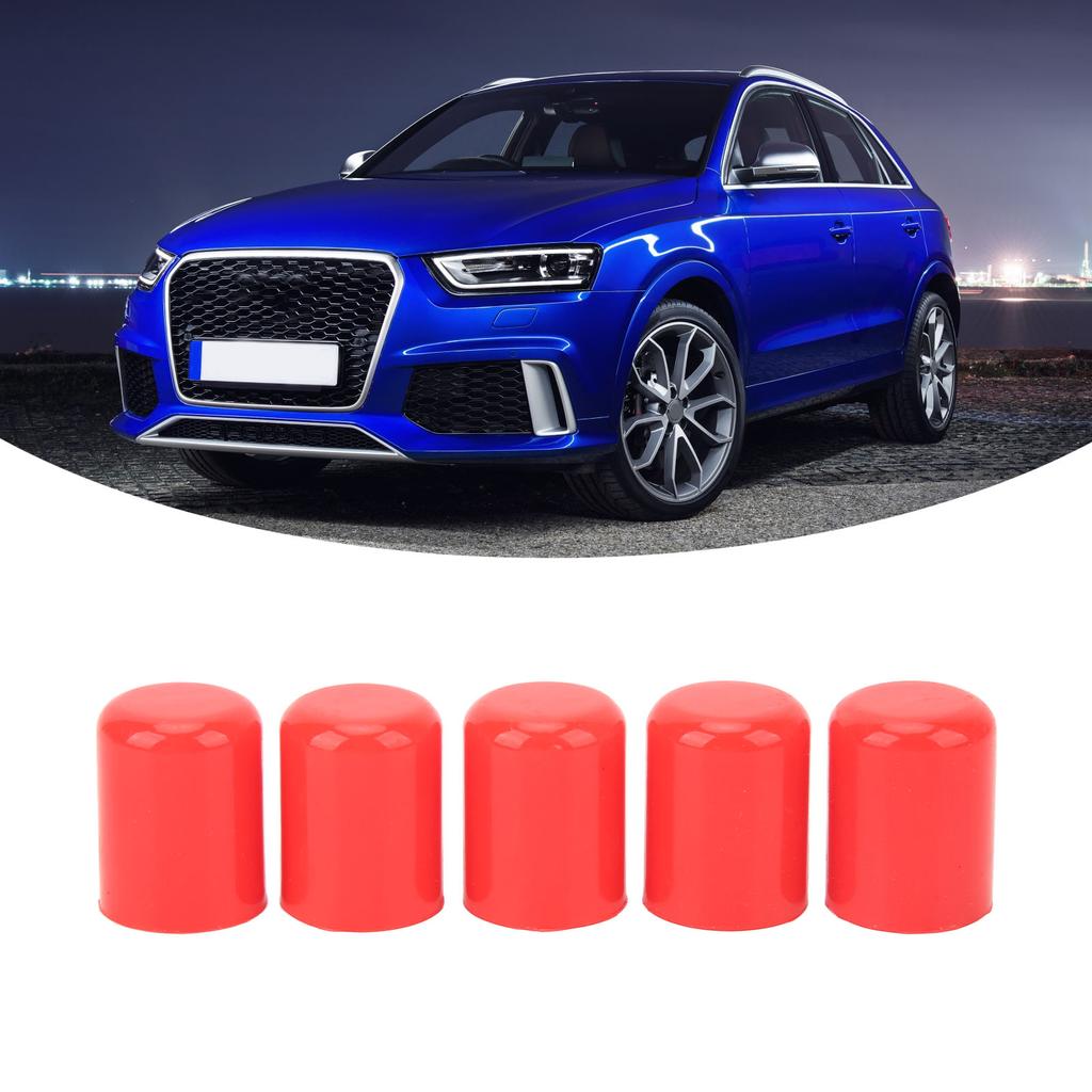 5Pcs Automotive Vacuum Hose Silicone Weather Resistant Vacuum Hose End for 19mm Tube