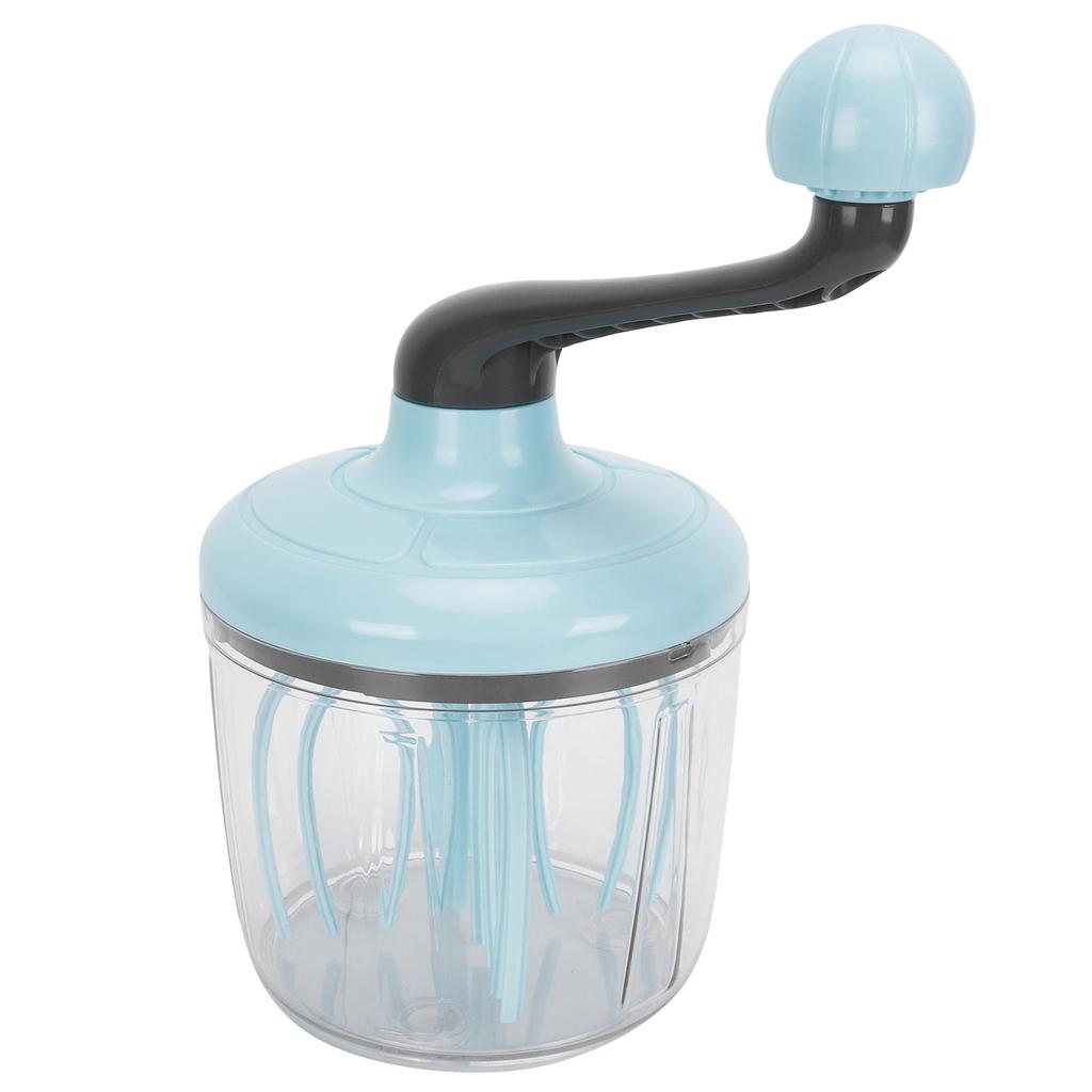 Cream Mixer Whisk Semi Automatic Manual Egg Milk Foam Frother Home Kitchen Accessory Green