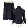 COMME CA DU MODE Knee-Length Skirt Suit [M/Women/Black] Snap Button(USED)