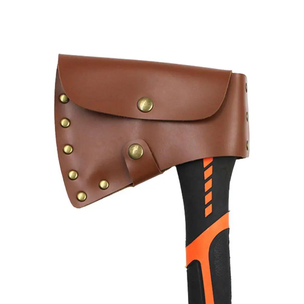 Axe Holster Case Hatchet Head Sheath Practical Ax Protector Camping Blade Cover Durable Axe Head Leather Protection Covers