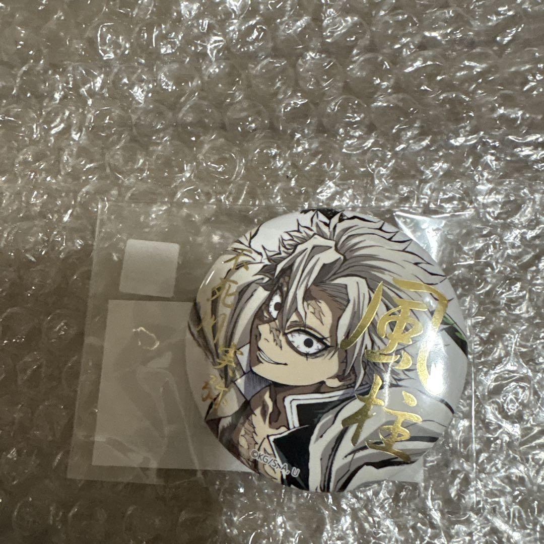 

[USED] Demon Slayer: Kimetsu no Yaiba - Sanemi Shinazugawa Interlude Art Book - Webshop Lottery - Foil-Stamped Can Badge - C105
