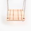 Small Pet Hamster Mice Squirrel Wooden Swing Playing Toy Cage Hanging Decor