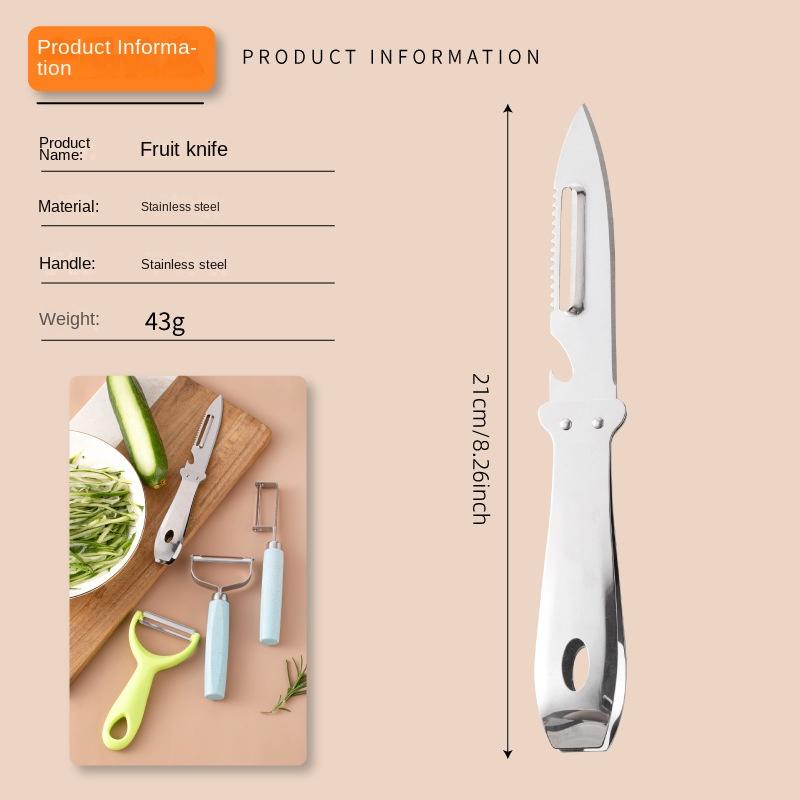 Stainless steel peeler, new multi-functional potato scraper, melon planer, fruit and vegetable stainless steel melon planer