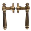 Bronze Door Handle Lock Quiet Copper Core Retro Door Handle Lock for Bedroom Living Room