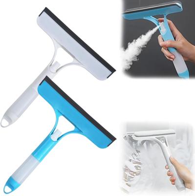 3 In1 Spray Squeegee,3in1 Window Squeegee Cleaner with Sprayer for Windows,Walls,Car Windshields, Kitchens, All Purpose Window Cleaner Tool White+Blue