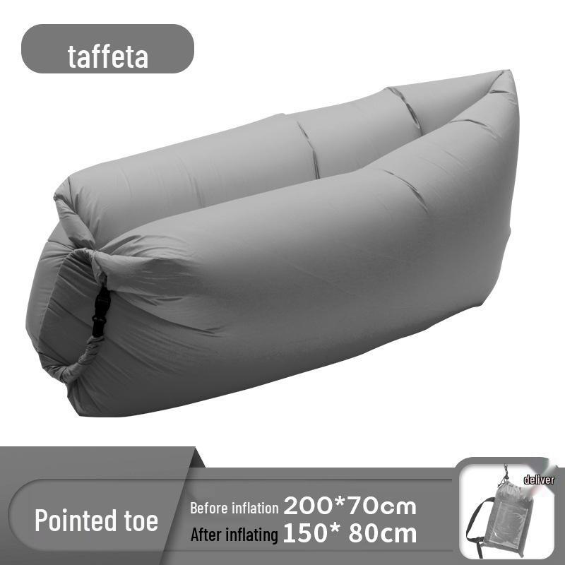 Inflatable Pillow-Style Sofa: Portable, Foldable Outdoor Air Bed for Lazy Lounging