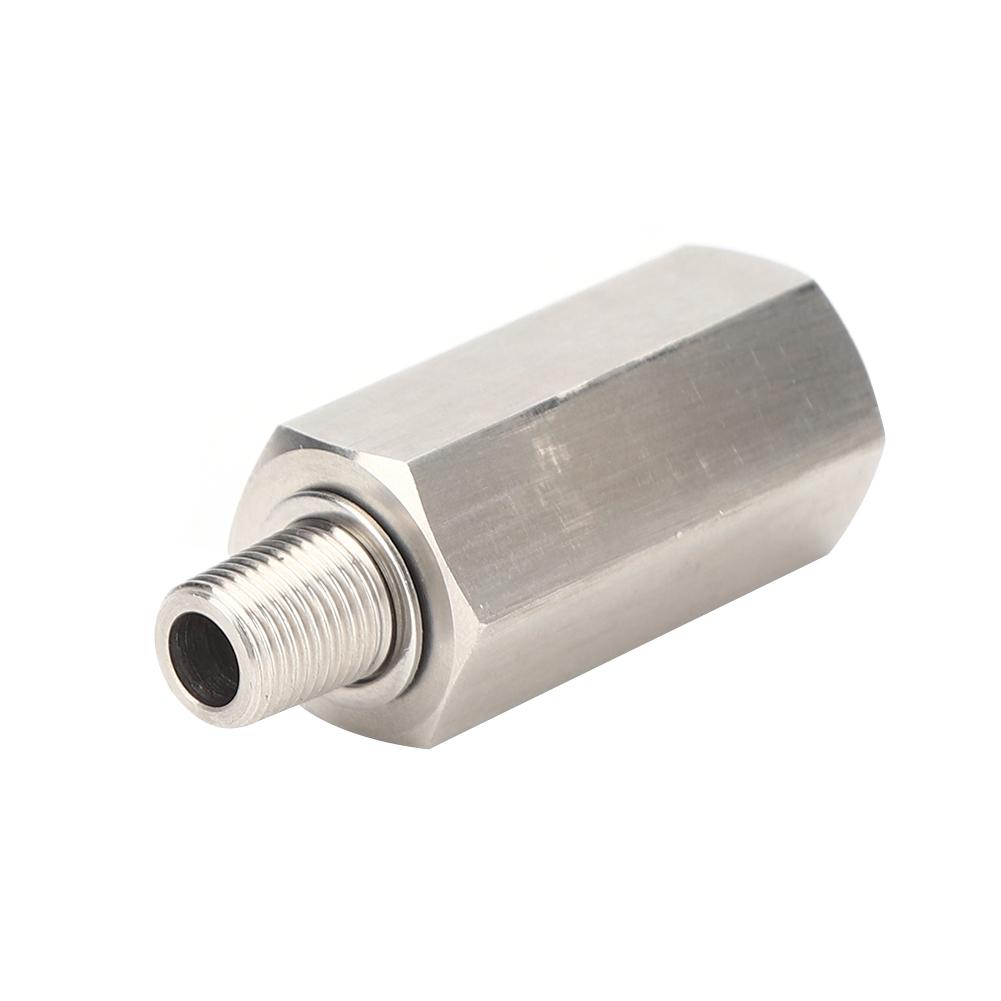 Oil Pressure Sensor Tee 1 8in NPT Turbo Oil Feed Connector Fitting Stainless Steel Auto Parts1 8in NPT