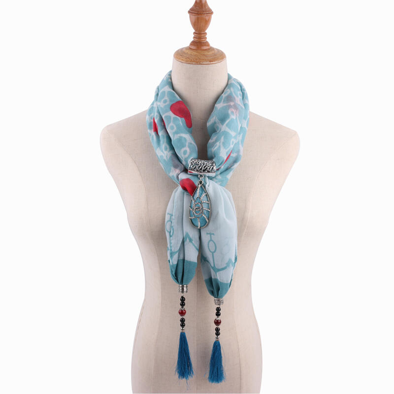 Women's Shawl Scarf Necklace Ethnic Style Scarf Mongolian Clothing Accessories