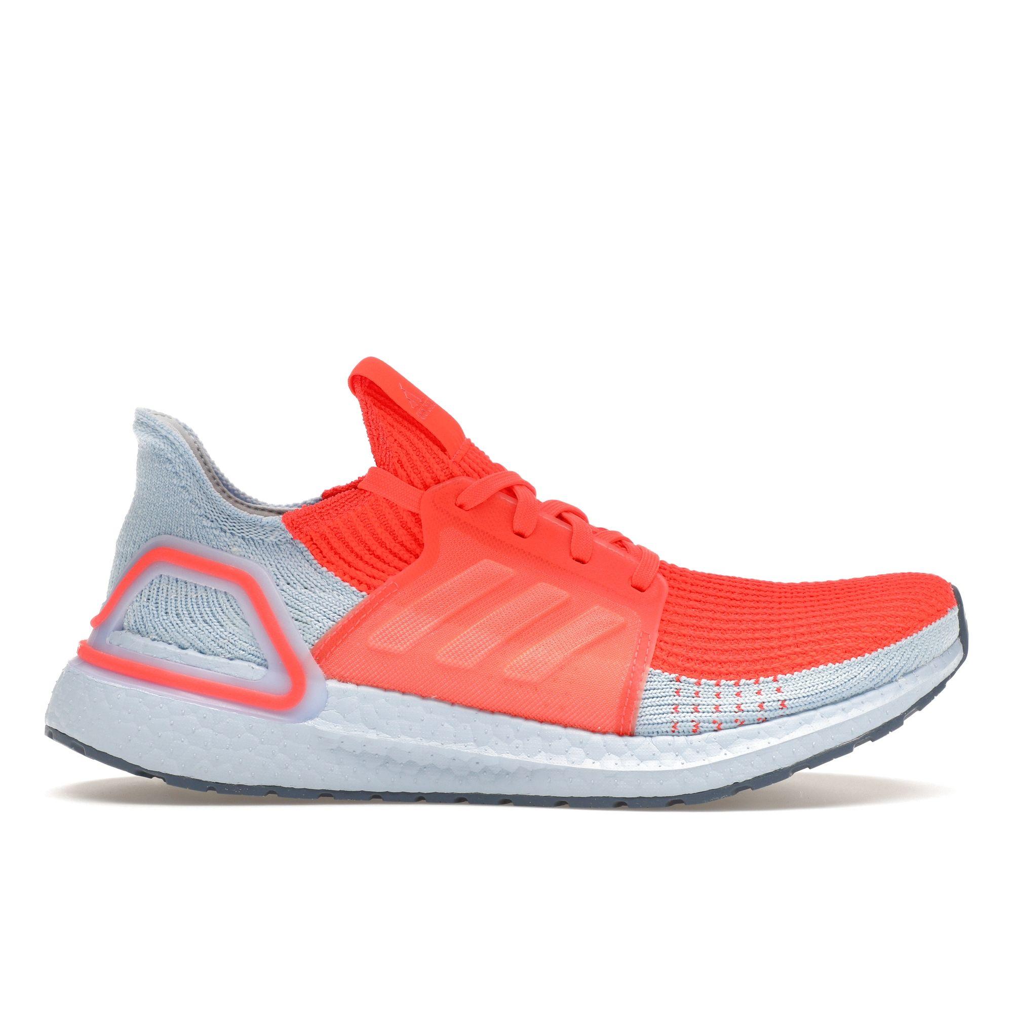 

Adidas UltraBoost 19 Solar Red Glow Blue Мужские кроссовки G27505