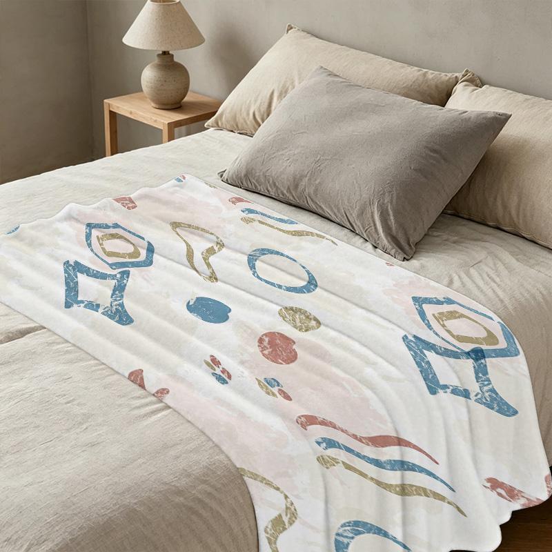 Lightweight Flannel Blanket | Soft, Breathable & Warm – Perfect for Couch, Bed & Home, Ideal for Fall/Winter Use, Great for Halloween & Christmas