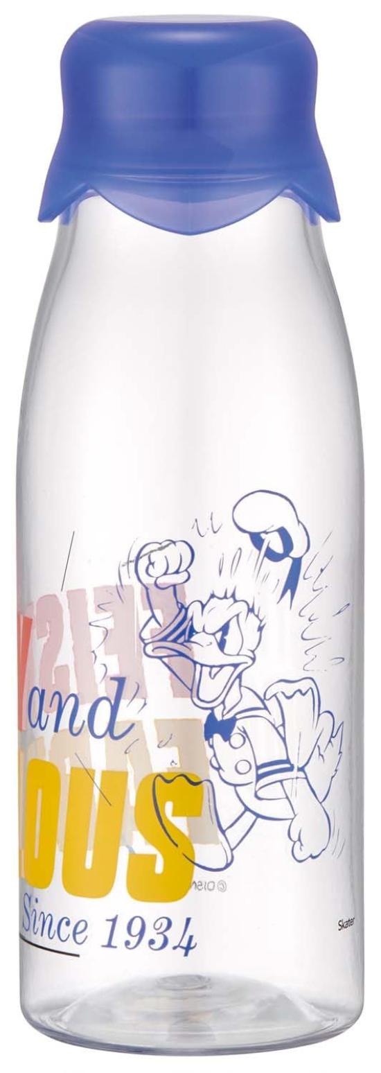 

Skater Milk Bottle Style Plastic Water Bottle, 500ml, Lightweight, Disney Donald Duck Design, PTY5M-A