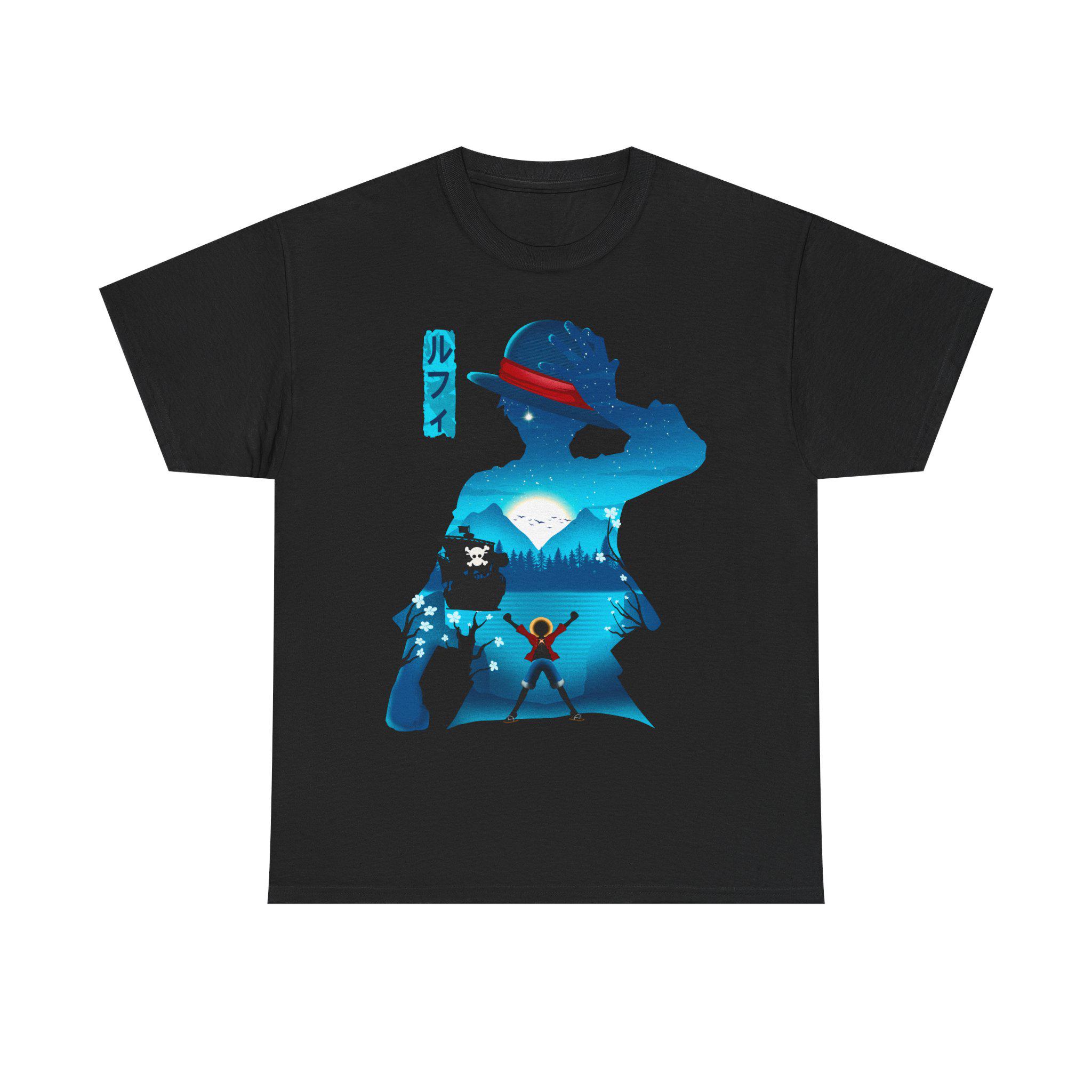 Luffy Haki Straw Hat Shirt Joy Boy Monkey D Luffy One Piece Gear Anime Shirt Mugiwara Shanks Japanese Pirate King Unisexga Tee XL