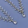 Rhinestone Bridal Headpiece: Handmade Wedding Forehead Chain & Hair Accessories A484