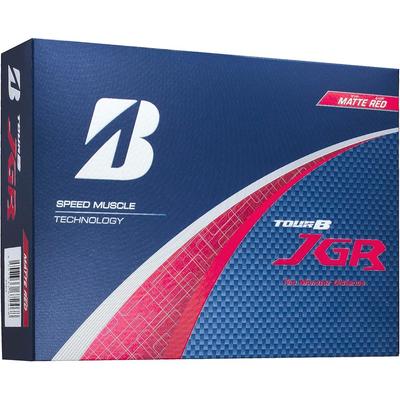 Bridgestone TOUR B JGR Golf Balls 12 Pack Matte Red 2025 Model