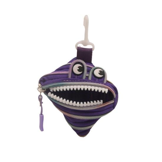 Mini Coin Purse Cute Big Mouth Coin Pouch Fun Zippered Coin Bag for Earbuds Lipstick Trendy Bag Accessory