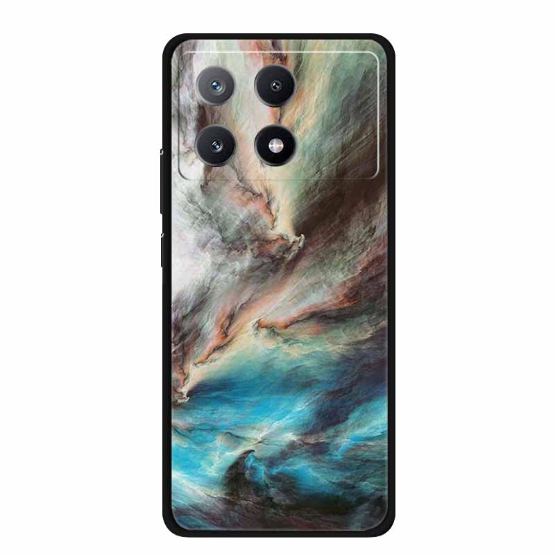 For Xiaomi Poco F8 Pro Case Gradient Marble Silicone TPU Soft Phone Case for Poco F8 Pro Pastel Back Cover Funda Poco F8 Pro 5G