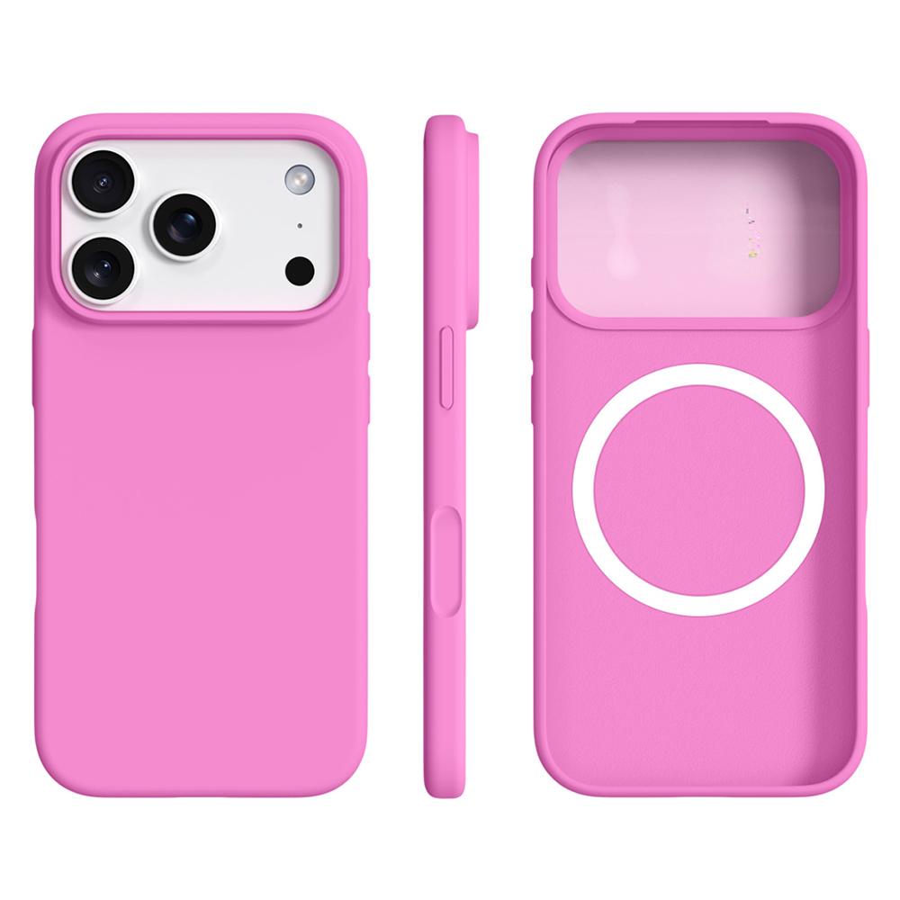 For iPhone 17 Pro Case Compatible with MagSafe Ultra Thin Liquid Silicone + PC Phone Cover