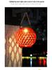 Outdoor Rainproof Solar Hanging Zen Lantern: Atmospheric Pendant Light for Trees and Courtyards