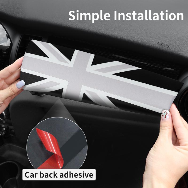 Car Dashboard Decorative Shell ABS Leather For Mini Cooper F55 F56 F57 2014- Center Console Decorative Shell Car Accessories