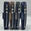 Men's High-End Leather Wallet with Multi-Card Slots and Zipper Coin Pouch