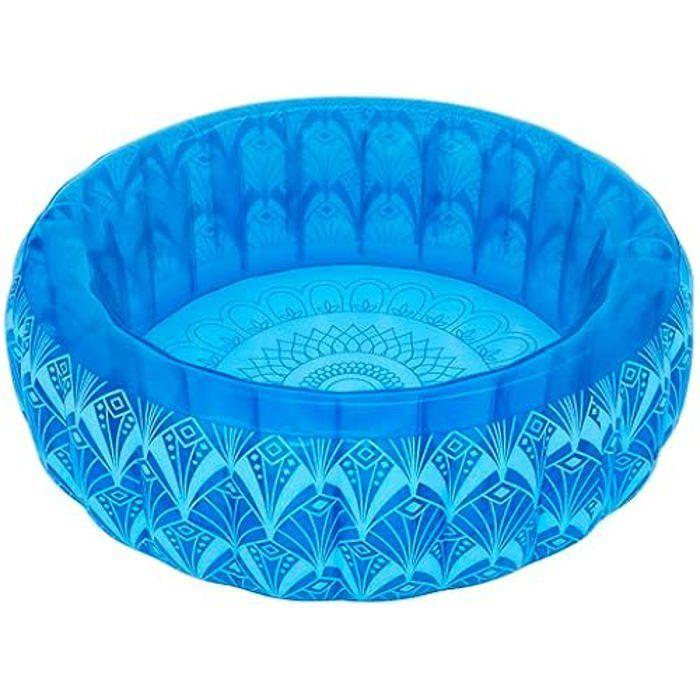 

Piscine familiale gonflable - BESTWAY - Bohemian Blue - 168x168x53 cm - Design bohème - Robuste синій