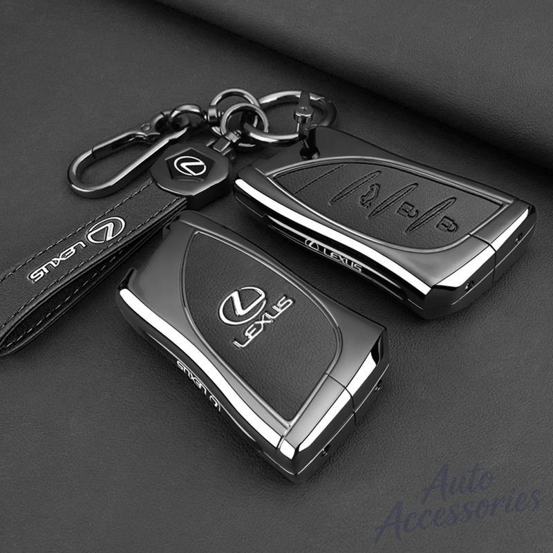 Leather Car Key Case Cover Shell For Lexus NX ES UX US RC LX GX IS GS RX 200 250h 350 LS 450h 460h 260h UX200 ES350 Accessories