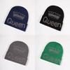 Crown Pattern Queen Winter Beanie Knitted Cap Warm Breathable Gifts Fashion