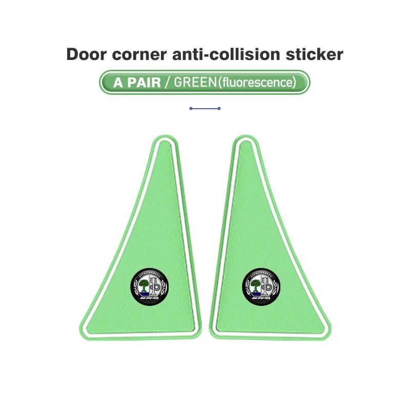 2pcs Car Door Corner Cover Anti Collision Bumper Sticker For Mercedes Benz AMG A B C E S G Class A180 CLK CLA GLE GLC W212 C200