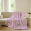 Cartoon cute E-ESTHER B-BUNNY Blanket For Sofa Office Bed Plane Travel Sleep Read Relax Camping Soft And Warm