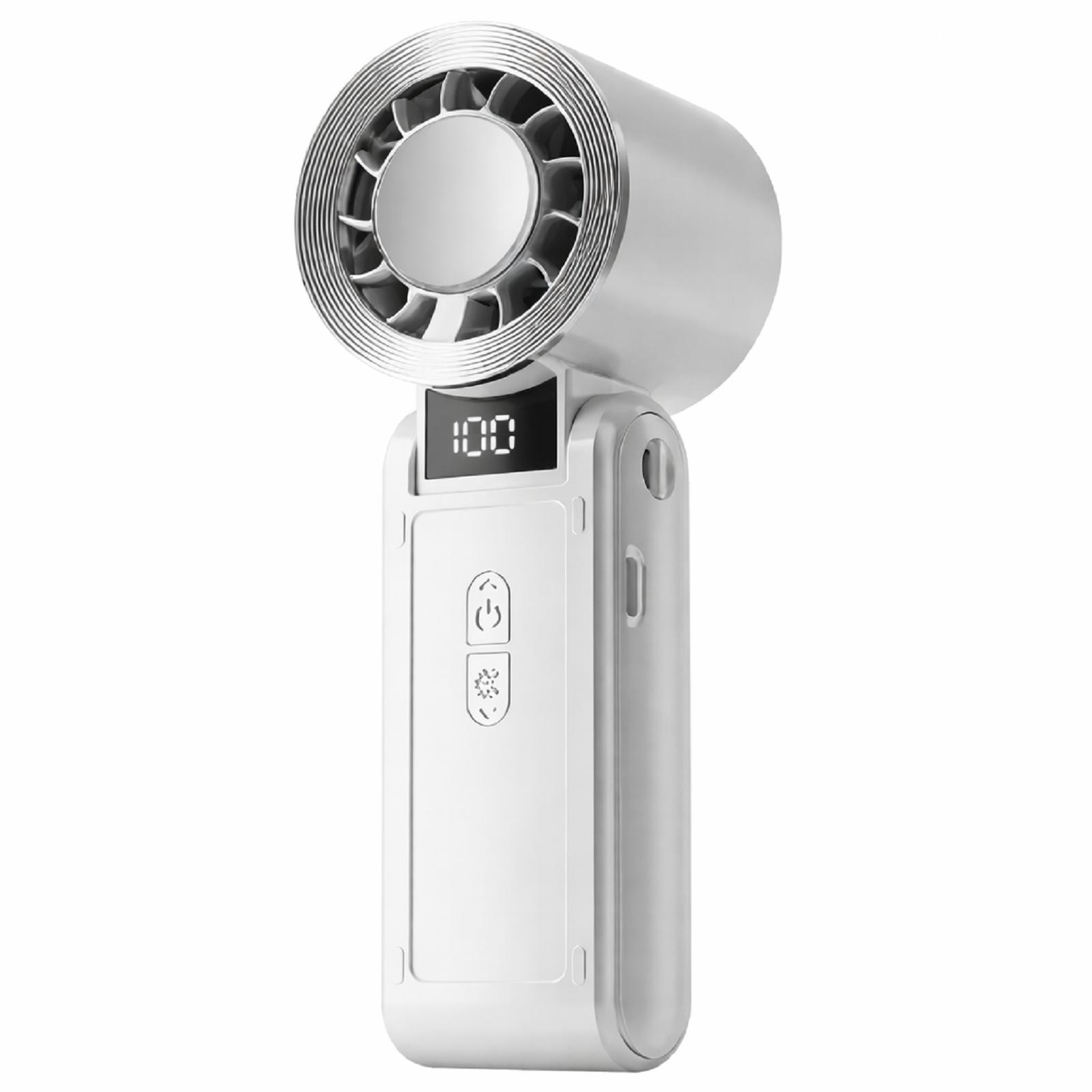 

Portable Handheld Hair Dryer with Foldable Handle Digital Display Adjustable Speed and Heat Settings Lightweight Design for Travel Home Use One Size білий