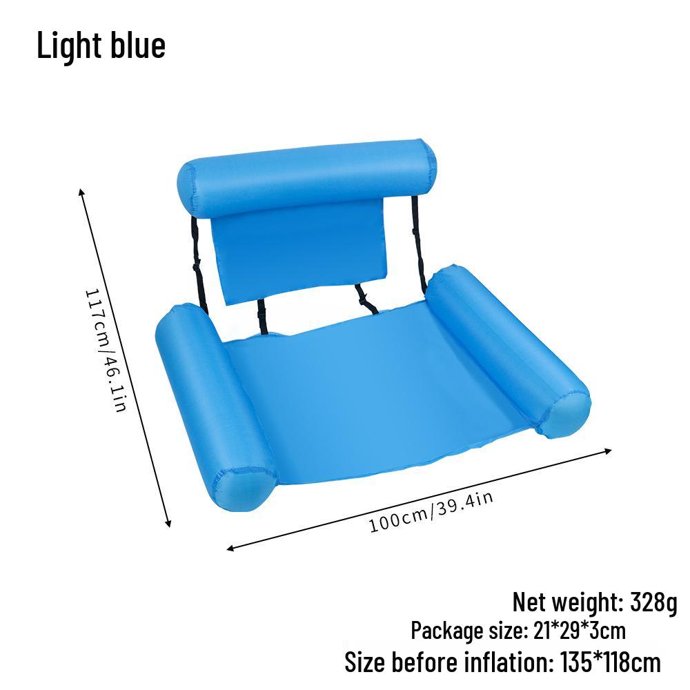Cross-Border Inflatable Water Bed: New Striped Float & Hammock Lounge Chair for Water Sports