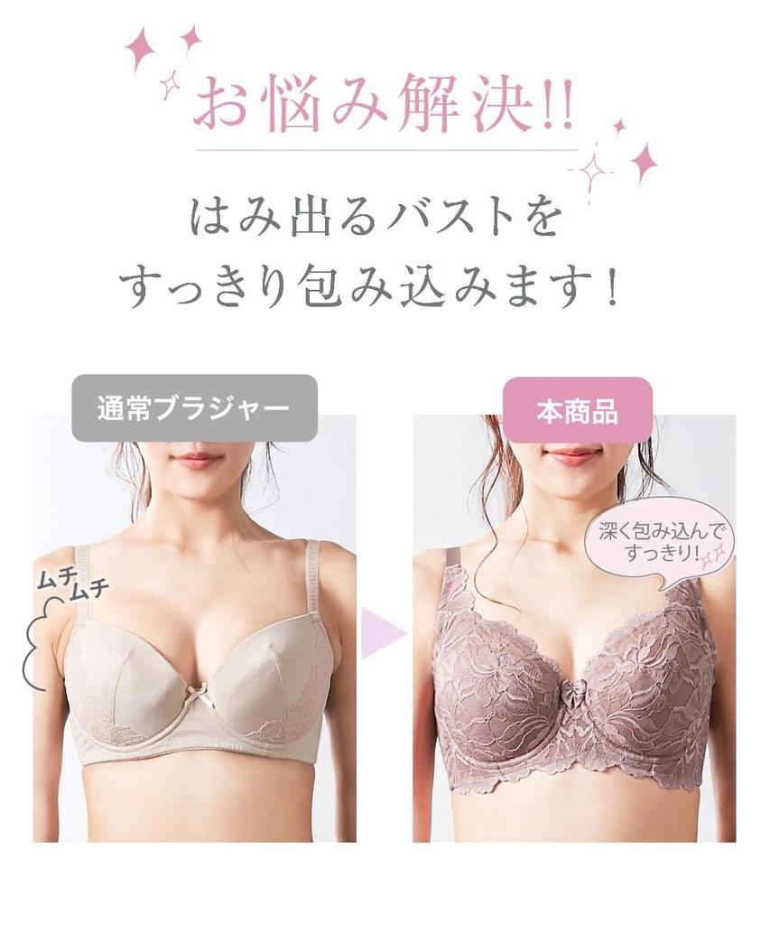 Nissen Full Cup Bra and Panty Set Floral Elegant Cassis Women's (Large Lace) (Triumph) (n, FULLRE) E110/5L