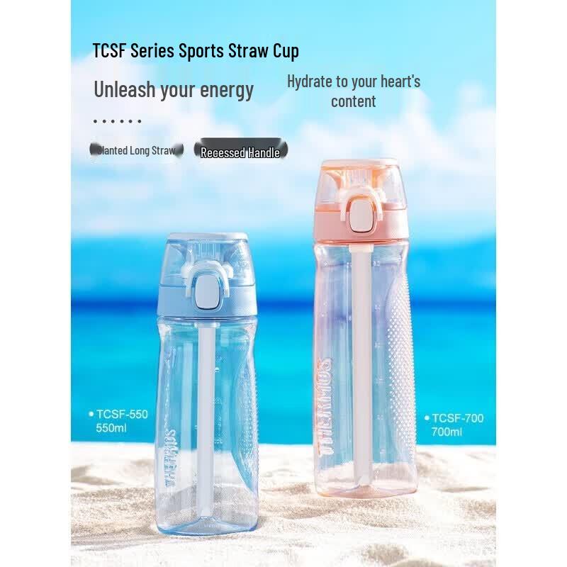 Thermos Portable Insulated Sports Water Bottle with Straw