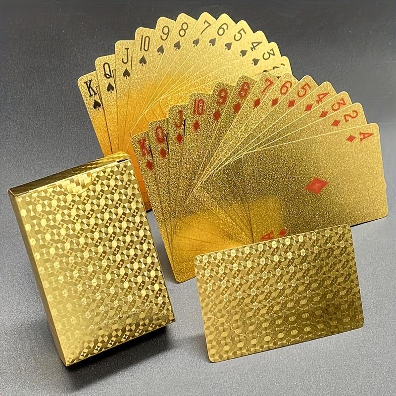 Golden Playing Cards Set - Ideal for Poker, Pranks, and Party Gifts | Perfect Gift for Christmas, Halloween, Easter,Thanksgiving