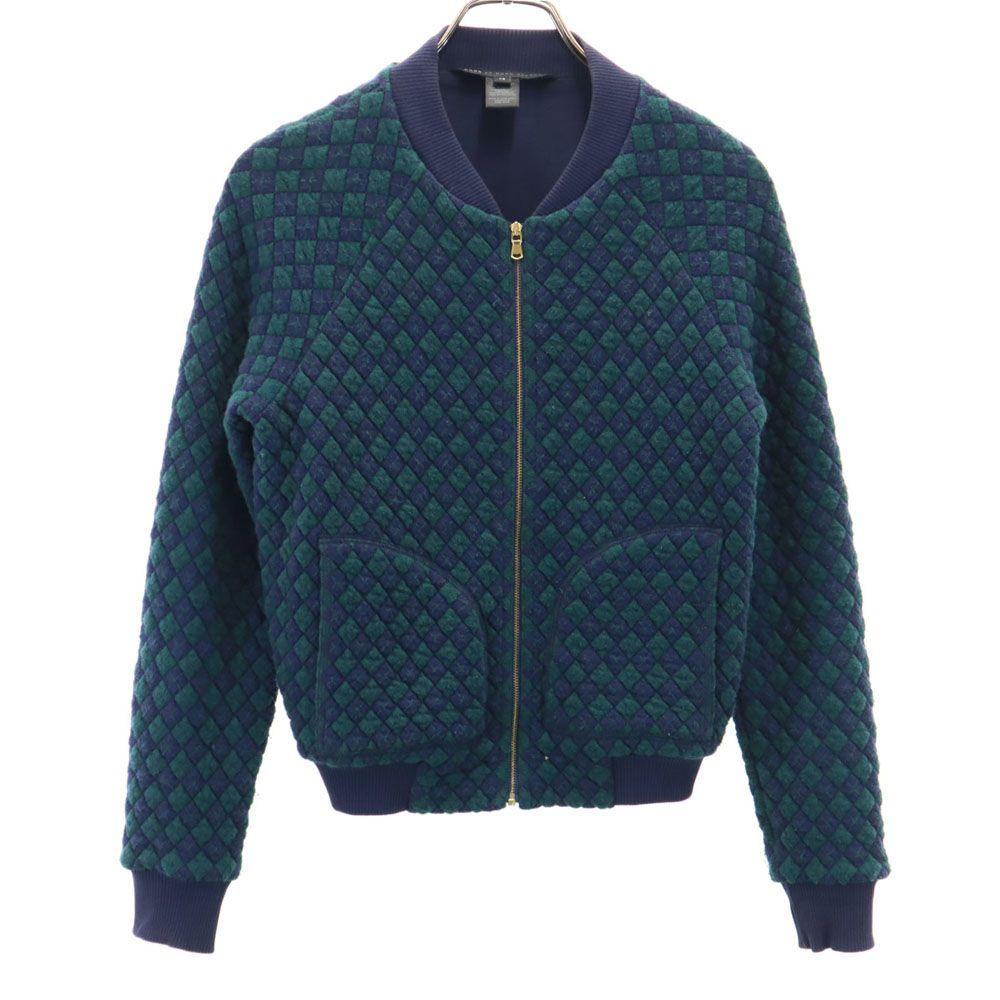 

MARC BY MARC JACOBS Overall handle Knit jacket XS Green x navy Women Used