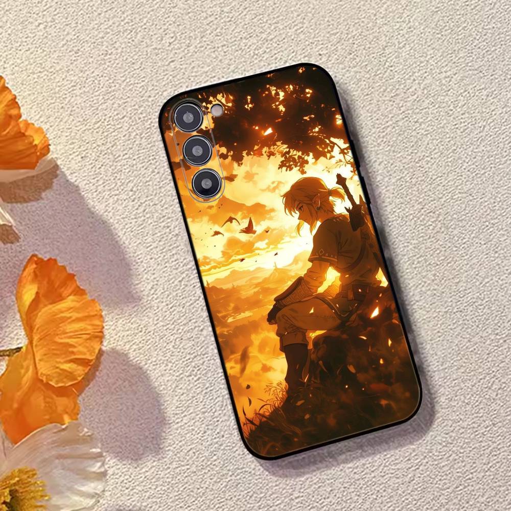 Game Z-Zelda L-Link Phone Case For Samsung Galaxy A73,A72,A71,A70,A53,A52,A51,Soft Silicone Black Cover