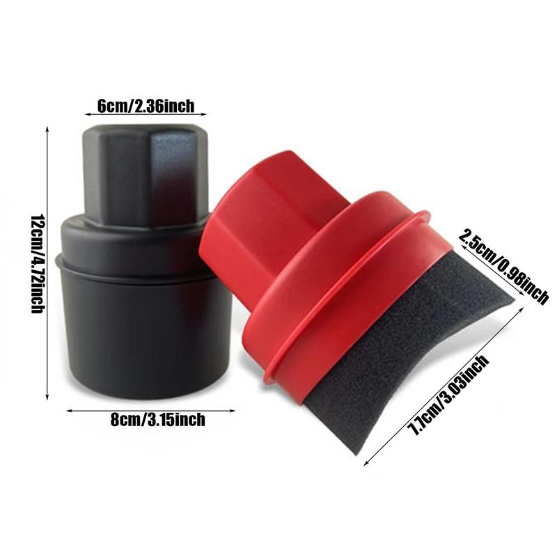 Car Wheel Polishing Waxing Curved Tire Sponge Brush With Cover Tire Clean Contour Dressing Applicator Pads for Car Accessories
