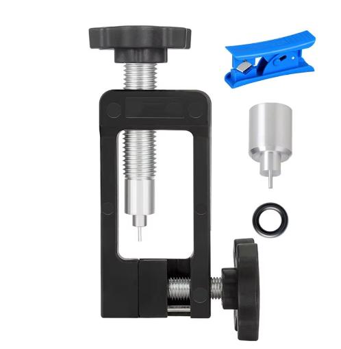 Bike Oil Needle Insertion Tool Installation T Head Tubing Five-line Body Truncation Multifunction Bicycle Repair Tools