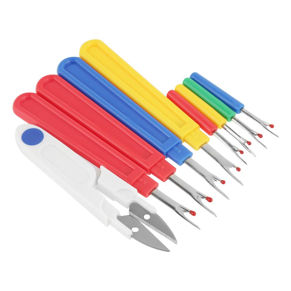 plastic handle seam scissors   thread cutter seam   set, craft kit with sewing scissors