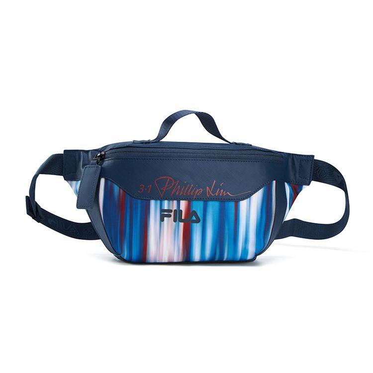 FILA X 3.1 Phillip Lim Collaboration Logo Print Fabric Waist Bag Unisex waist bag Blue F13U126161FBU Blue