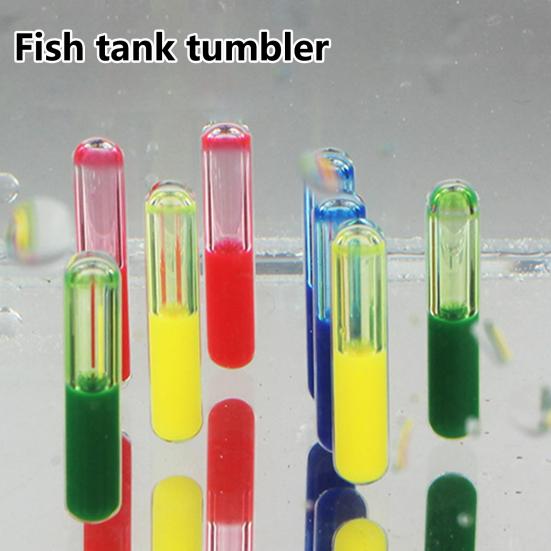 10Pcs Aquarium Tumbler Compact Decorative Anti-rust Aquarium Turtle Jar Tumbler Decorations Fishbowl Accessories