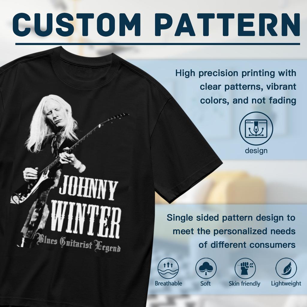 JOHNNY WINTER BLUES GUITARIST T-shirt