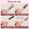 6Pcs Cats Eye Magnet for Nail Double-Head Nail Magnetic Stick Cats Eye Nail Magnet Tool Set for Cats Eye Gel Polish