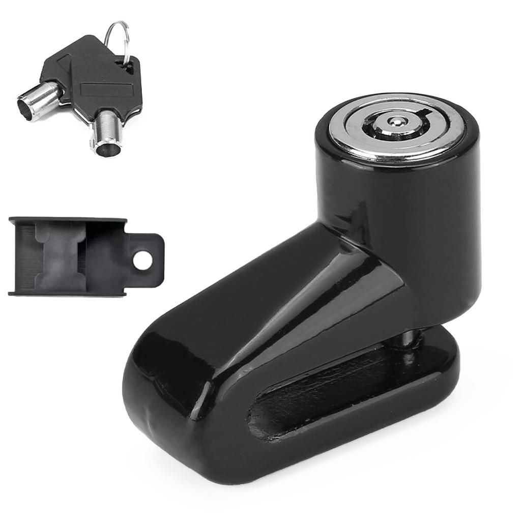 Lacăt Disc Frână Bicicletă Montană Metal Anti-Furt cu 2 Chei Lacăt Disc Frână Motocicletă pentru Bicicletă
