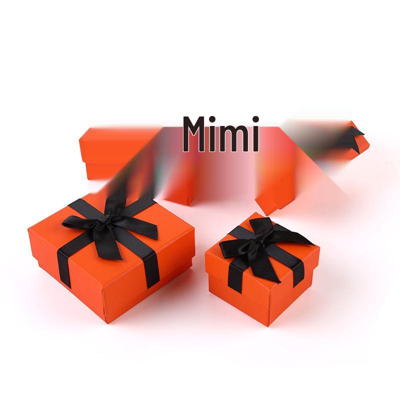 Six-Color Bowknot Jewelry Gift Box for Necklace, Earrings, Studs, and Rings