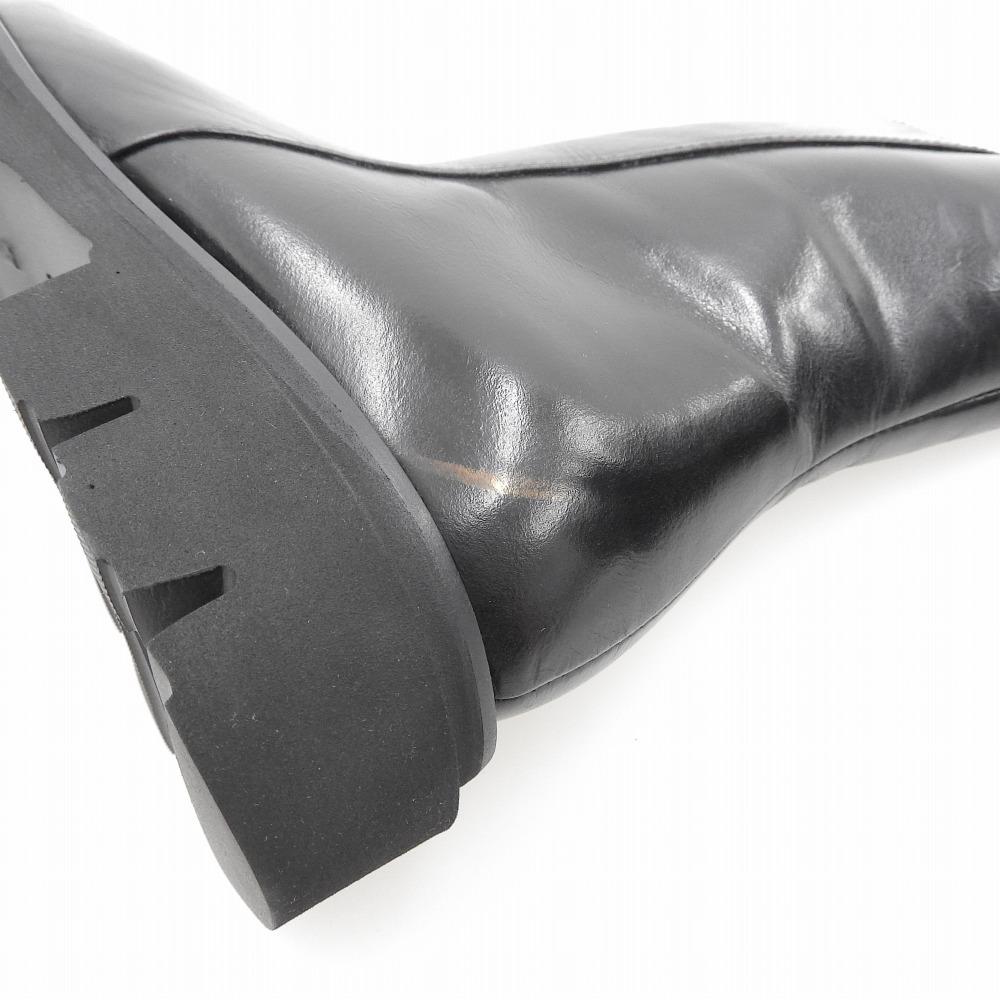 Luca Grossi Low-heeled Short Boots, Women's, Black, Size 36, H427T Shoes 36 blackUsed