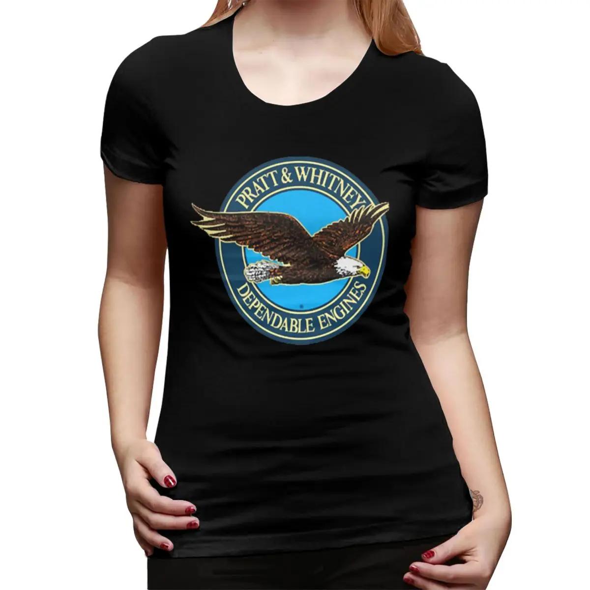 

Pratt Whitney Logo Dependable Engines TShirt for Women Crew Neck Streetwear T Shirts Womens Short Sleeve Summer Clothes Tops 4XL