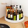 Lazy Susan Turntable Organizer Spice Holder 360-Degree Rotatable Large Capacity Non-Slip Base Design Storage Holder