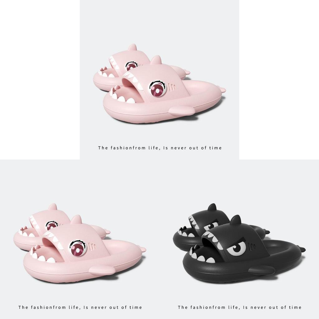 Special Edition Largeeyed Shark Slipon Slippers With Waterproof Eva For Couples Home Use