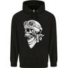 Biker Outlaw Motorbike Motorcycle Skull Childrens Kids Hoodie